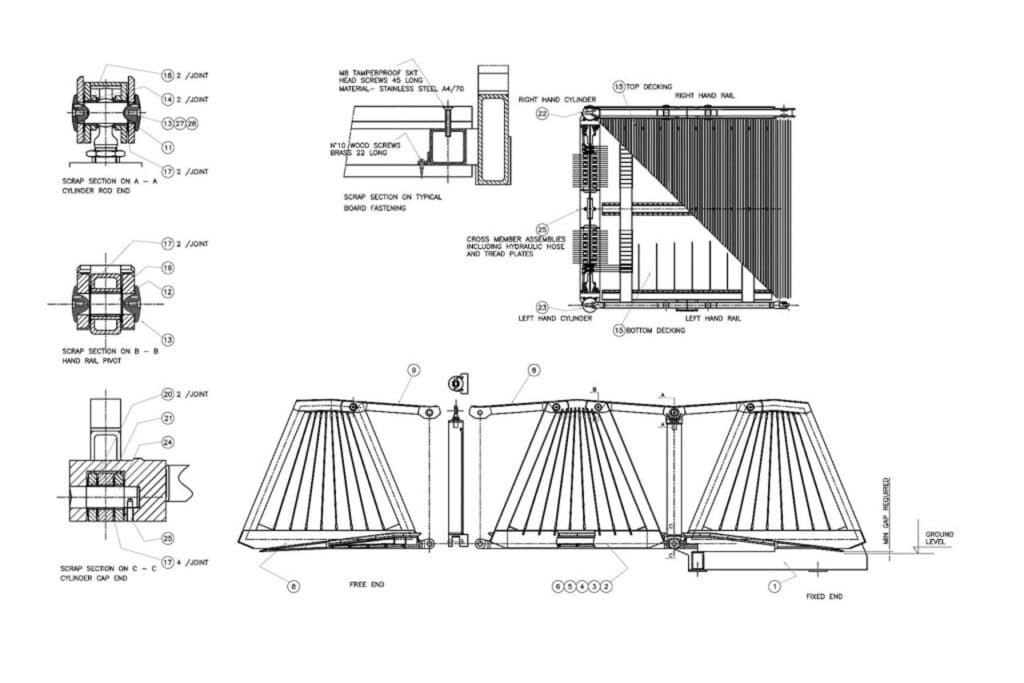 Thomas Heatherwick Rolling Bridge Tech2